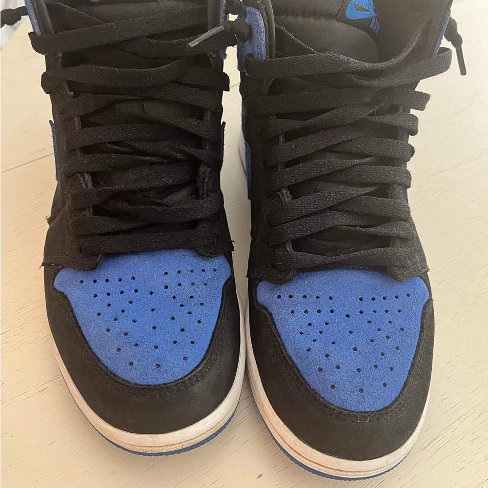 Nike Men's Black and Blue Sneakers